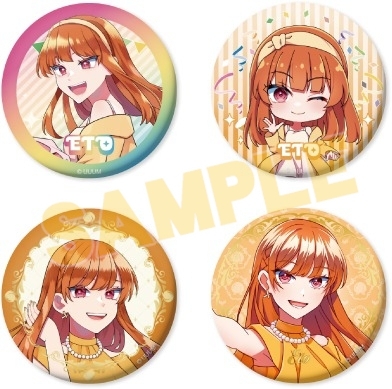 グッズ > バッチ類 > 【グッズ-バッチ】カラフルピーチ Premium Peach 
