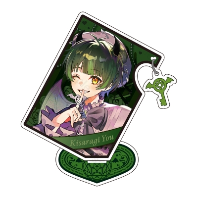 【グッズ-スタンドポップ】すたぽら 悪魔と小悪魔 チャーム付きアクリルスタンドポップ 如月ゆう