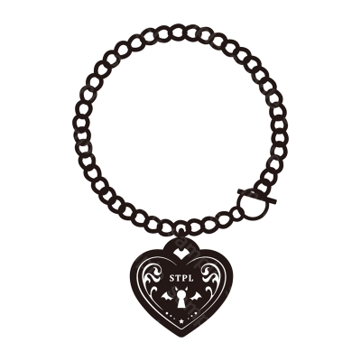 【グッズ-腕輪】すたぽら 悪魔と小悪魔 モチーフブレスレット