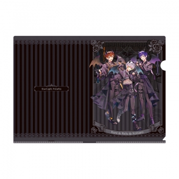 グッズ-クリアファイル】すたぽら 悪魔と小悪魔 メタルクリアファイル 