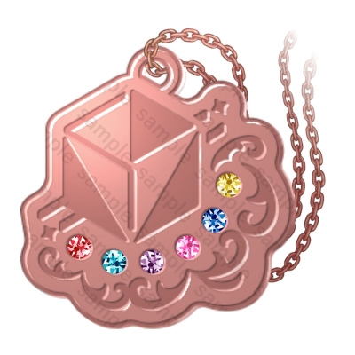 【グッズ-ネックレス】いれいす 5周年記念 ダイス型ジュエルロゴペンダント