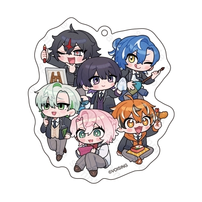 【グッズ-キーホルダー】クロノヴァ school days アクリルキーホルダー 全員集合