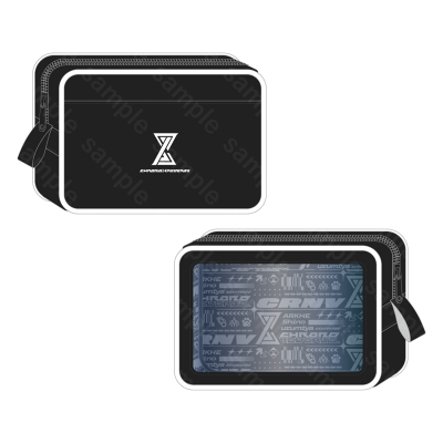 【グッズ-ポーチ】クロノヴァ school days エナメルバッグ風ポーチ BLACK