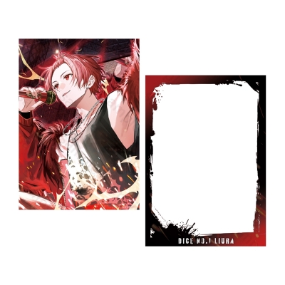 【グッズ-ブロマイド】いれいす Burning Flair クリアケース付きポートレート りうら