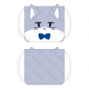 【グッズ-バッグ】いれいす もふめいとミニナップザック まろねこの画像