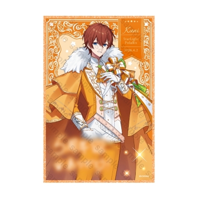 【グッズ-色紙】すたぽら 5周年記念 グリッターアクリル色紙 くに