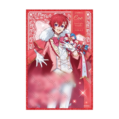 【グッズ-色紙】すたぽら 5周年記念 グリッターアクリル色紙 Coe.