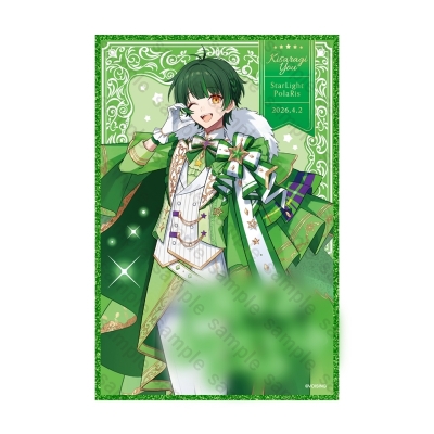 【グッズ-色紙】すたぽら 5周年記念 グリッターアクリル色紙 如月ゆう