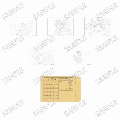 【グッズ-複製原画】まちカドまぞく 2丁目 カット袋付複製原画セット【B】