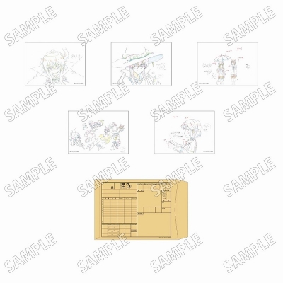 【グッズ-複製原画】まちカドまぞく 2丁目 カット袋付複製原画セット【E】
