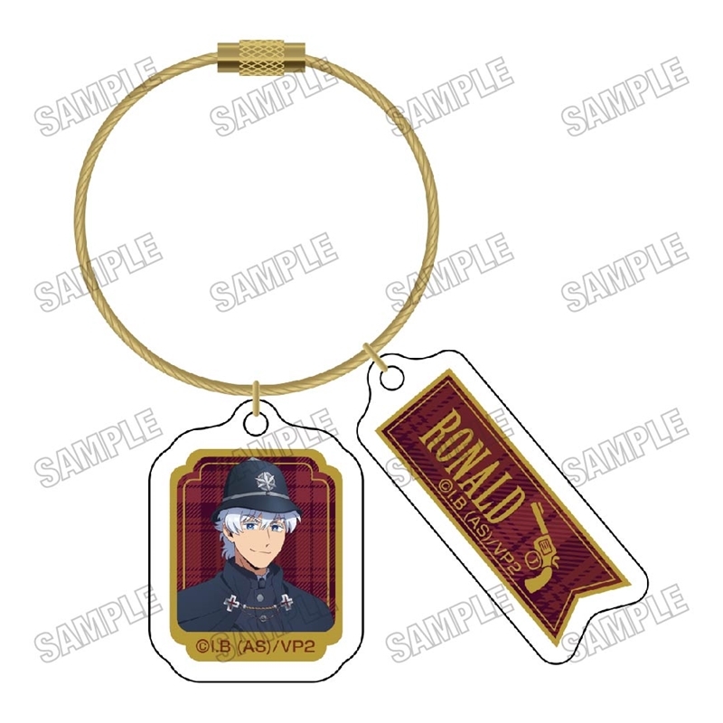 【グッズ-キーホルダー】TVアニメ「吸血鬼すぐ死ぬ２」 描き下ろしワイヤーアクリルキーホルダー【名探偵ver.】②ロナルド