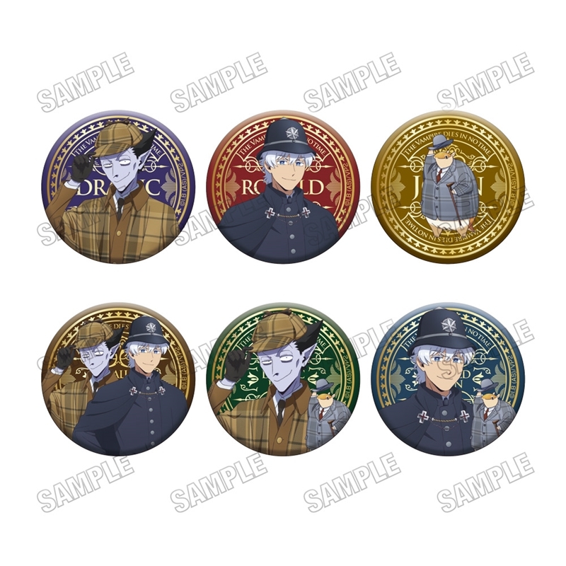 【グッズ-バッチ】TVアニメ「吸血鬼すぐ死ぬ２」 描き下ろし缶バッジコレクション【名探偵ver.】