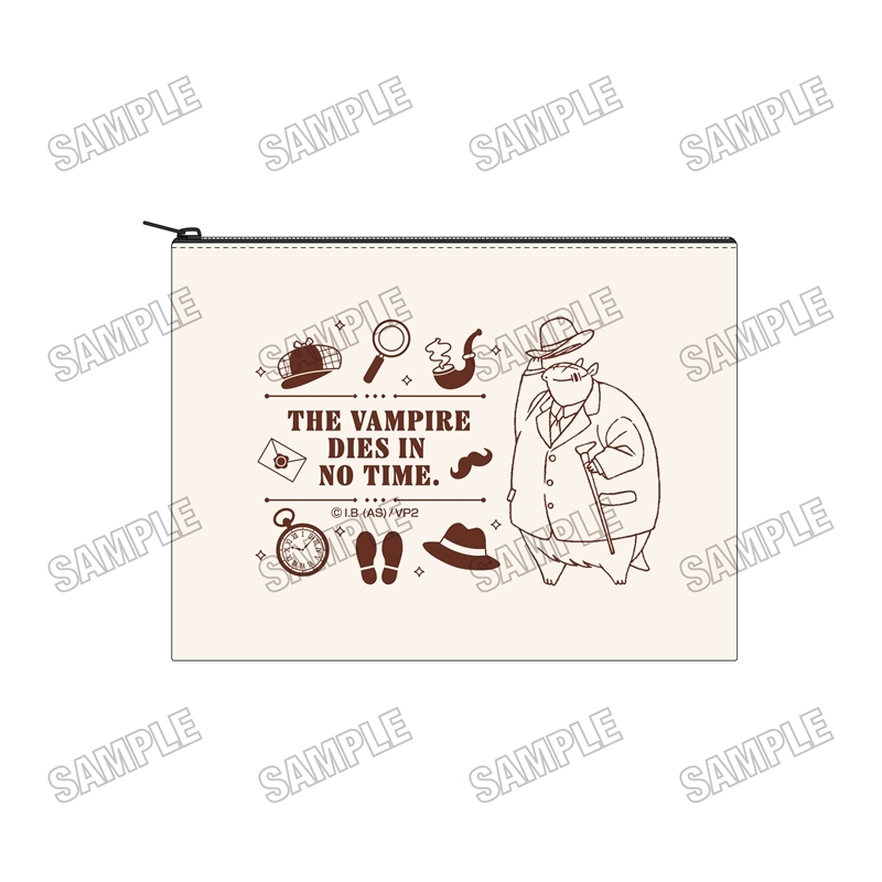 【グッズ-ポーチ】TVアニメ「吸血鬼すぐ死ぬ２」 ポーチ【名探偵ver.】