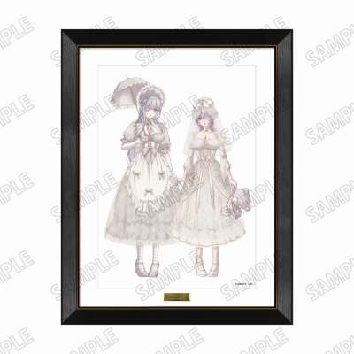 【グッズ-複製原画】今日はカノジョがいないから 描き下ろし複製原画【ロリータver.】