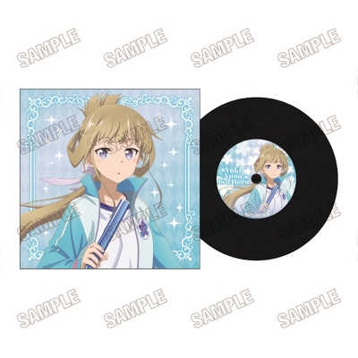 【グッズ-コースター】「結城友奈は勇者である」 描き下ろしレコード風コースター【勇気のバトン展ver.】⑧乃木若葉