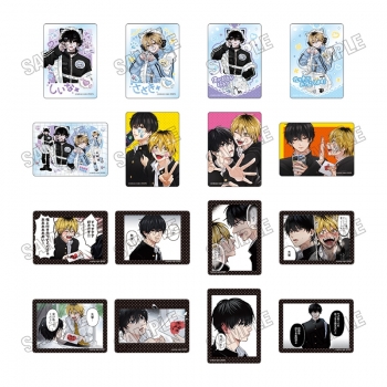 グッズ-カードコレクション】ダメ男の椎名先輩とヤバ男の佐々木くん ダメ男とヤバ男 POPUP 缶バッジ クリアカード ※特典2枚目