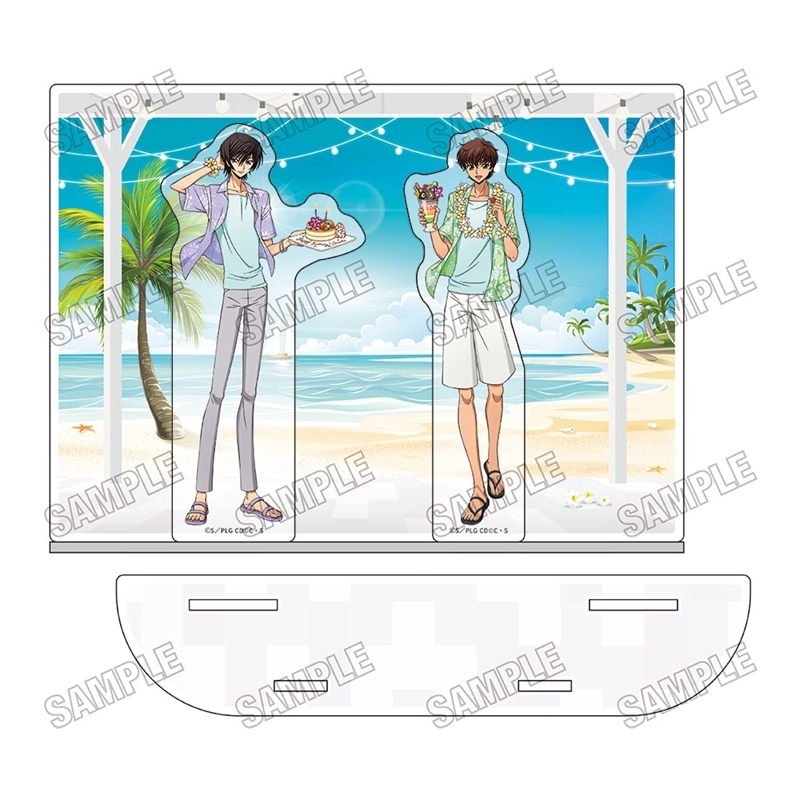 【グッズ-スタンドポップ】「コードギアス 反逆のルルーシュ」 描き下ろしアクリルジオラマ【サマーパーティーver.】