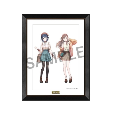 【グッズ-複製原画】「安達としまむら」 描き下ろし複製原画【オータムコーデver.】
