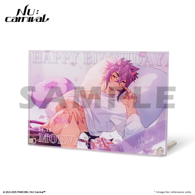 【グッズ-フォトフレーム】NU: カーニバル 誕生日のひとときシリーズ - アクリルフォトフレーム モルフィス