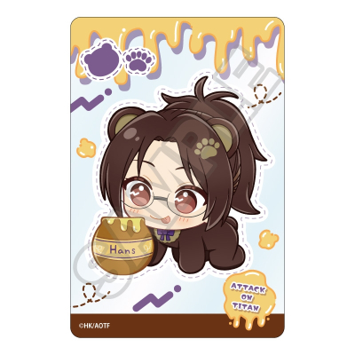 【グッズ-カード】進撃の巨人 ぬいぴ~すふれんず はらぺこくま キャラPic ハンジ・ゾエ