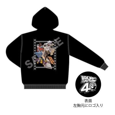 【グッズ-ジャンパー・コート】バック・トゥ・ザ・フューチャー パーカー XL【lack】