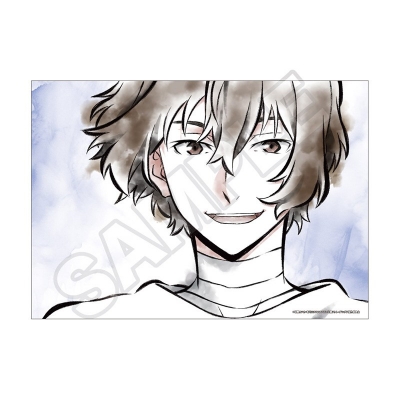 【グッズ-ポスター】文豪ストレイドッグス 水墨画アート クリアポスター 太宰治