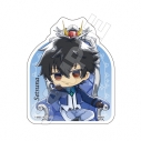 【グッズ-ステッカー】機動戦士ガンダム00 Sketchu! 玉座 ステッカー 刹那・F・セイエイの画像