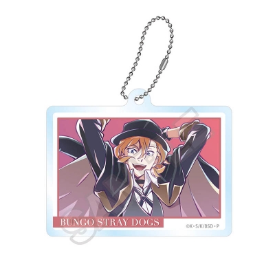 【グッズ-キーホルダー】文豪ストレイドッグス ホログラムアート アクリルキーホルダー 中原中也