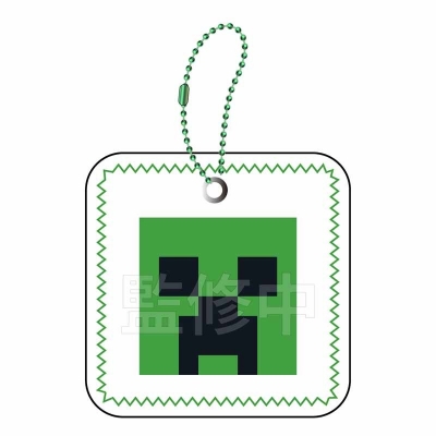 【グッズ-キーホルダー】マインクラフト むにぺちょ スクィーズキーホルダー クリーパー