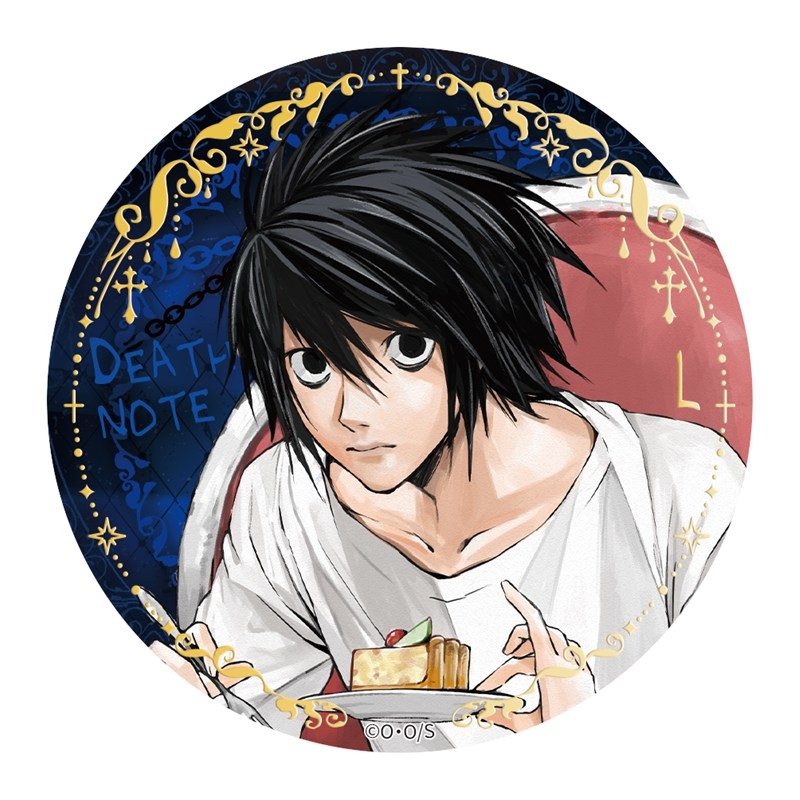 【グッズ-バッチ】DEATH NOTE 【DEATH NOTE】「L」缶バッジ