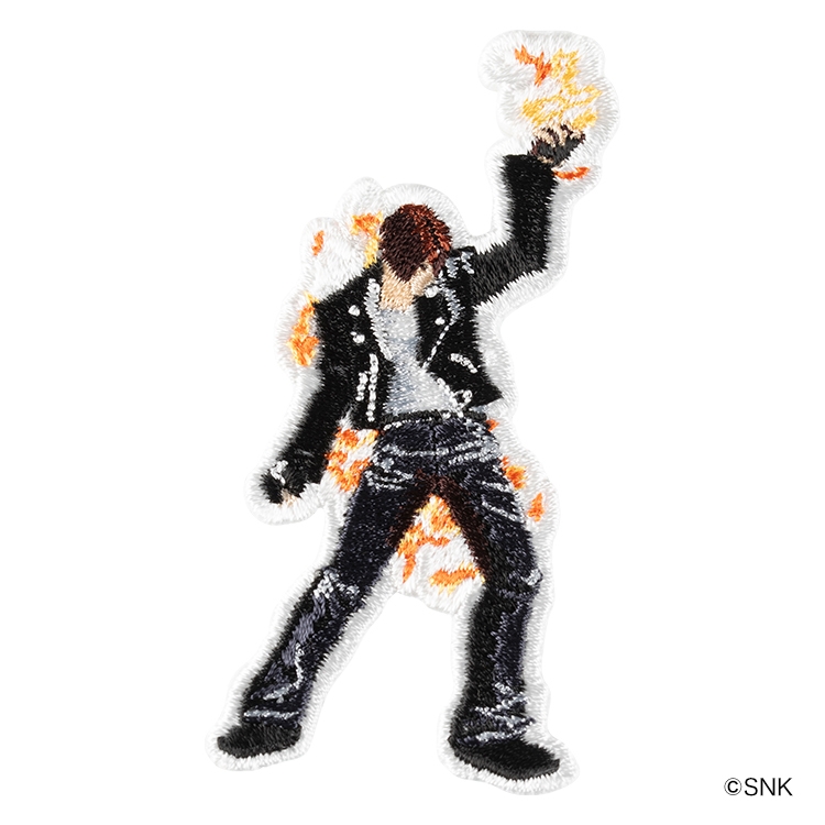【グッズ-ステッカー】THE KING OF FIGHTERS 刺繍ステッカー (KOF XV 草薙京/裏百八式・大蛇薙)