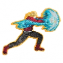 【グッズ-ステッカー】ストリートファイター 刺繍ステッカー (ストリートファイター6 ケン/outfit3)の画像