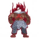 【グッズ-ステッカー】ストリートファイター 刺繍ステッカー (ストリートファイター6 豪鬼/瞬獄殺)の画像