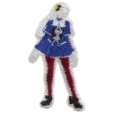 【グッズ-ステッカー】ストリートファイター 刺繍ステッカー (ストリートファイター6 イングリッド/outfit2)の画像