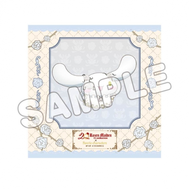 【グッズ-タオル】ローゼンメイデン×サンリオキャラクターズ ハンドタオル 雪華綺晶×シナモロール