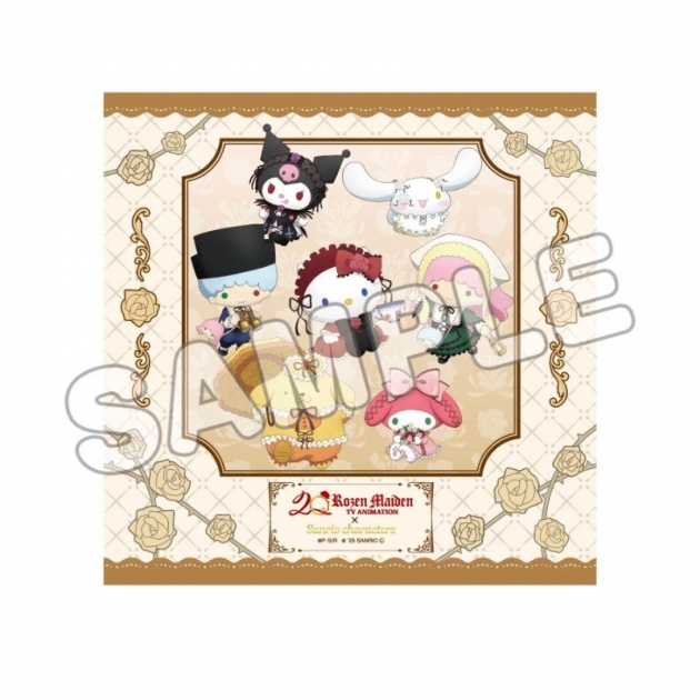 【グッズ-タオル】ローゼンメイデン×サンリオキャラクターズ ハンドタオル 集合