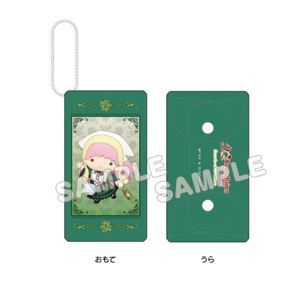 【グッズ-ポーチ】ローゼンメイデン×サンリオキャラクターズ クリアケース 翠星石×リトルツインスターズ(ララ)