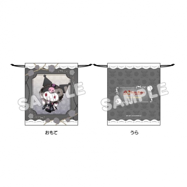 【グッズ-巾着】ローゼンメイデン×サンリオキャラクターズ 巾着 水銀燈×クロミ