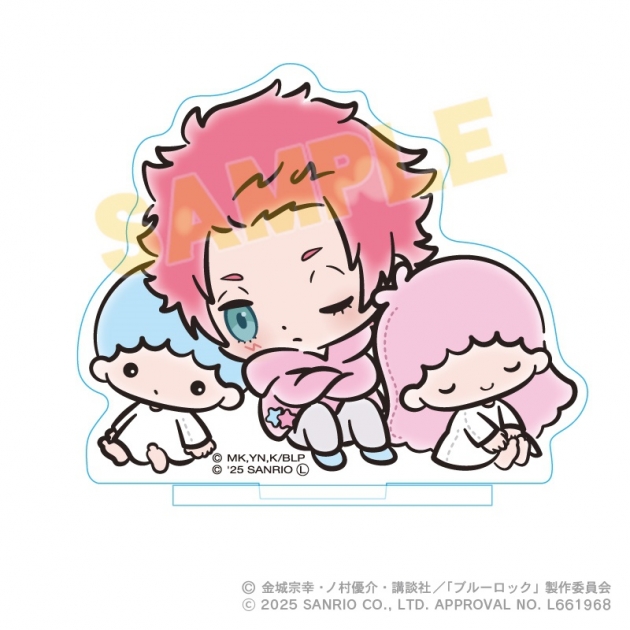 【グッズ-スタンドポップ】ブルーロック×サンリオキャラクターズ アクリルスタンド 糸師冴×リトルツインスターズ【アニメイト限定】