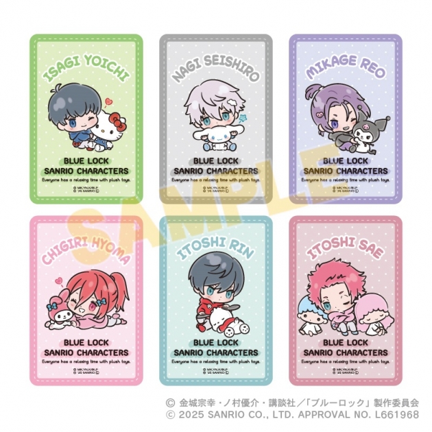 【グッズ-カード】ブルーロック×サンリオキャラクターズ 【トレーディング】クリアカード【アニメイト限定】