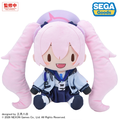 【グッズ-ぬいぐるみ】ブルーアーカイブ コユキ ふわぷち ぬいぐるみ(L)