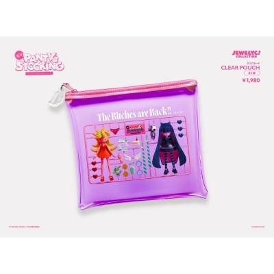 【グッズ-ポーチ】TVアニメ「New PANTY & STOCKING with GARTERBELT」 JEWELYC! クリアポーチ