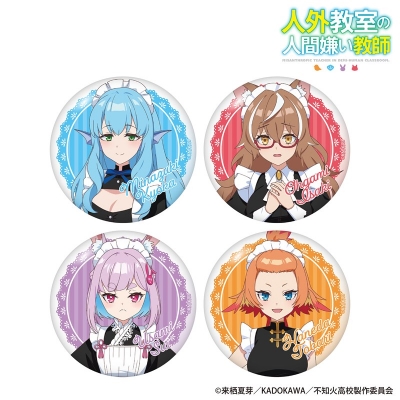 【グッズ-バッチ】アニメ『人外教室の人間嫌い教師』 トレーディング缶バッジ(全4種)