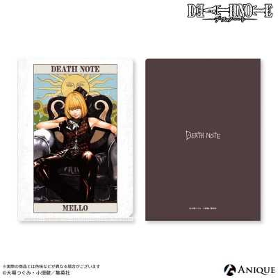 【グッズ-クリアファイル】DEATH NOTE 【タロットカード】クリアファイル メロ