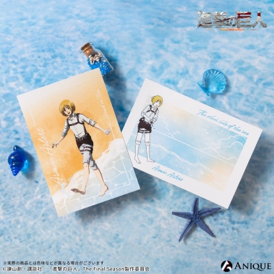【グッズ-ポストカード】進撃の巨人 【海を見に行こう】アルミン ポストカード2枚セット