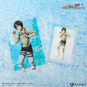 グッズ-ポスター】進撃の巨人 【海を見に行こう】リヴァイ A3クリア 