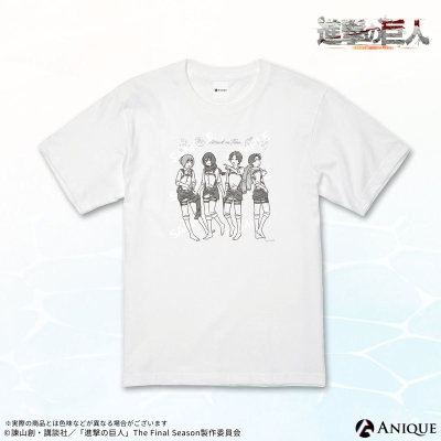 【グッズ-Tシャツ】進撃の巨人 Art by 冬野カモメ【海を見に行こう】Tシャツ(フリーサイズ)