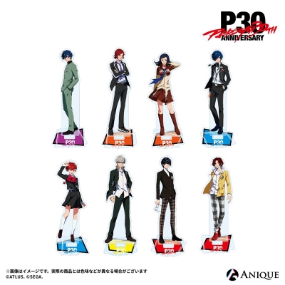 【グッズ-スタンドポップ】ペルソナ P30th 描き下ろしイラスト【ルーフトップ】 P5 主人公 アクリルスタンド