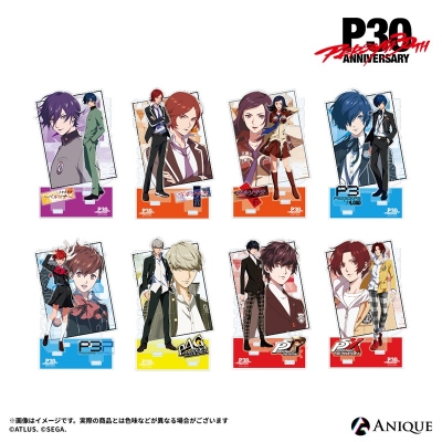 【グッズ-スタンドポップ】ペルソナ P30th 描き下ろしイラスト【ルーフトップ】 P5 主人公 ジオラマアクリルスタンド