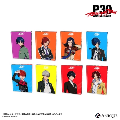 【グッズ-置きもの】ペルソナ P30th 描き下ろしイラスト【ルーフトップ】アクリルアートブロック P5X 主人公